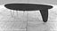 Table Noguchi Rudder en acajou noir
