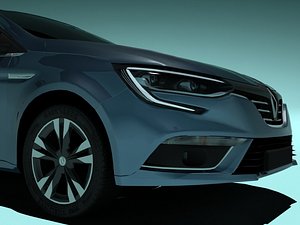 3D renault megane iv car model