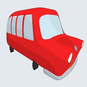 cartoonish bus 3ds