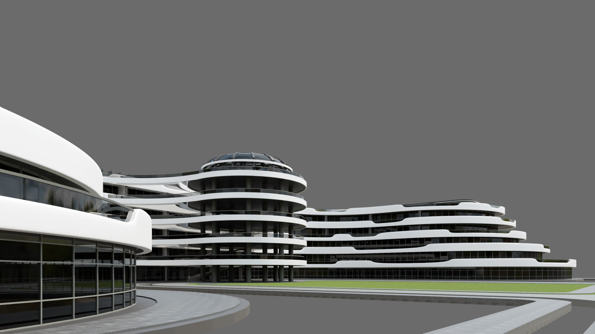 Beach Hotel 3D Model - TurboSquid 2028946