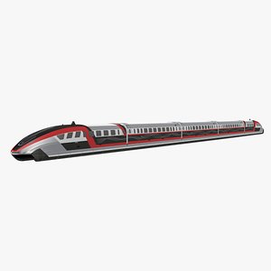 Maglev Train Red