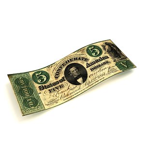 5 DOLLARS 3D model