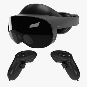 Meta Quest Pro with Controllers