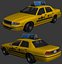 generic yellow cab 3ds