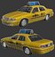 generic yellow cab 3ds