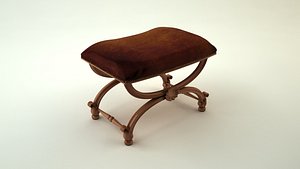 [Arch] Jonathan Charles Carved Stool