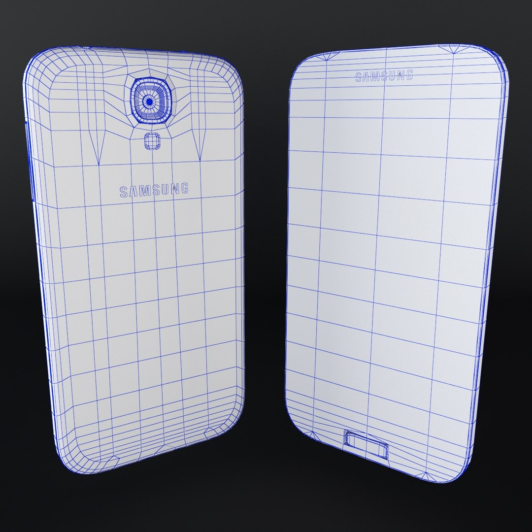3d Model Of Samsung Galaxy S4