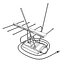 3d indoor tv antenna model