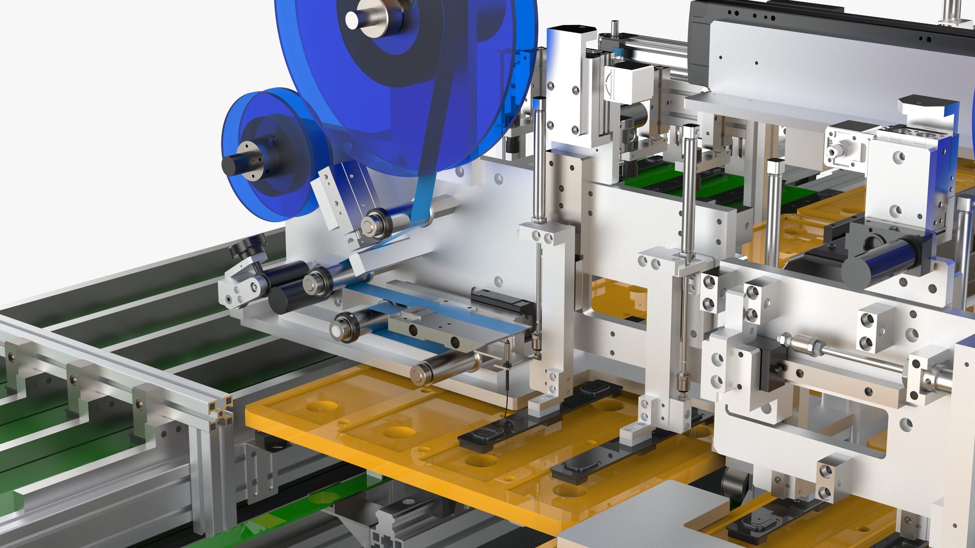 3D Automatic Battery Cover Assembly And Testing Machine - TurboSquid ...