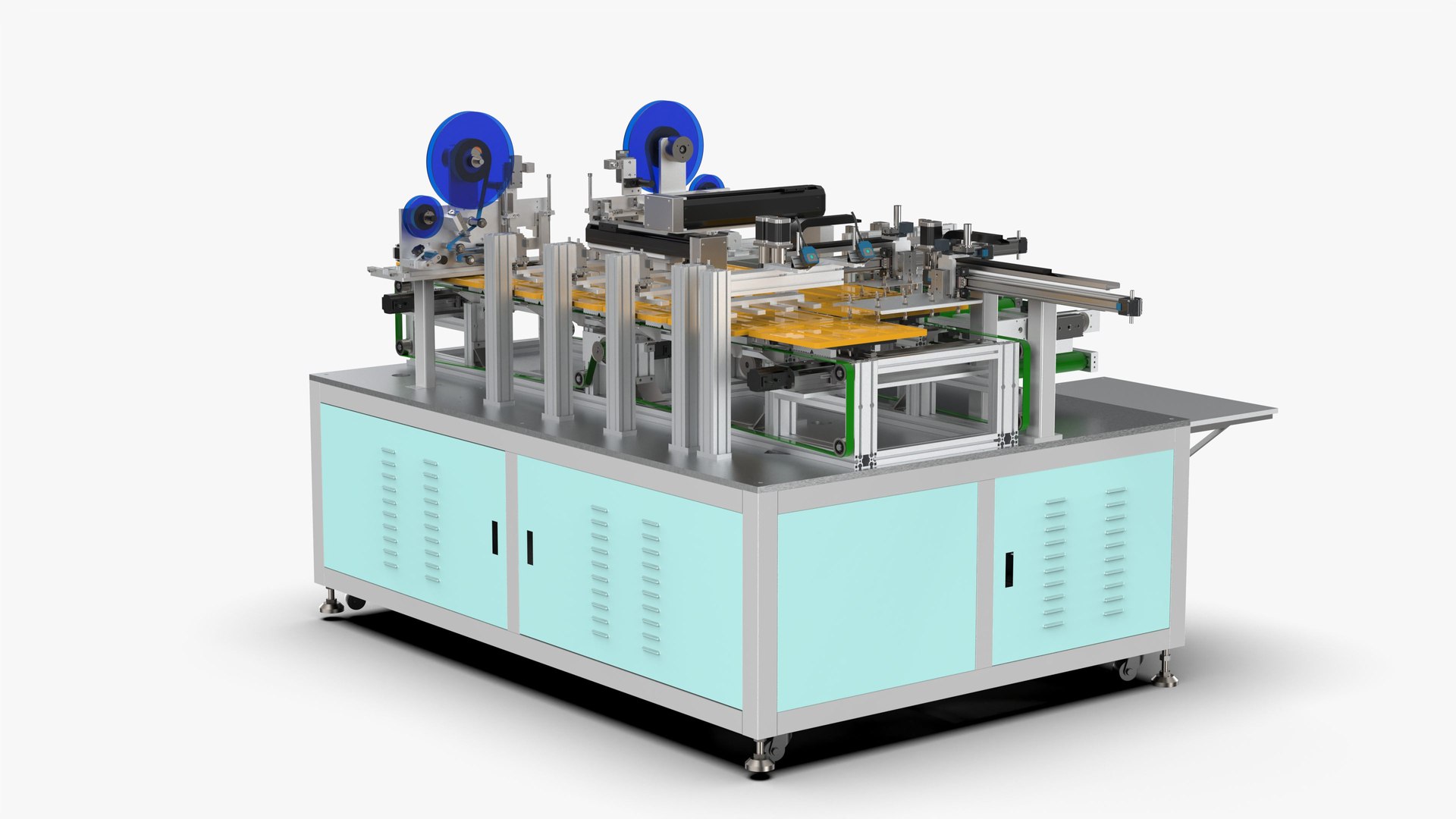 3D Automatic Battery Cover Assembly And Testing Machine - TurboSquid ...