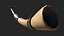 viking war horn 3D model