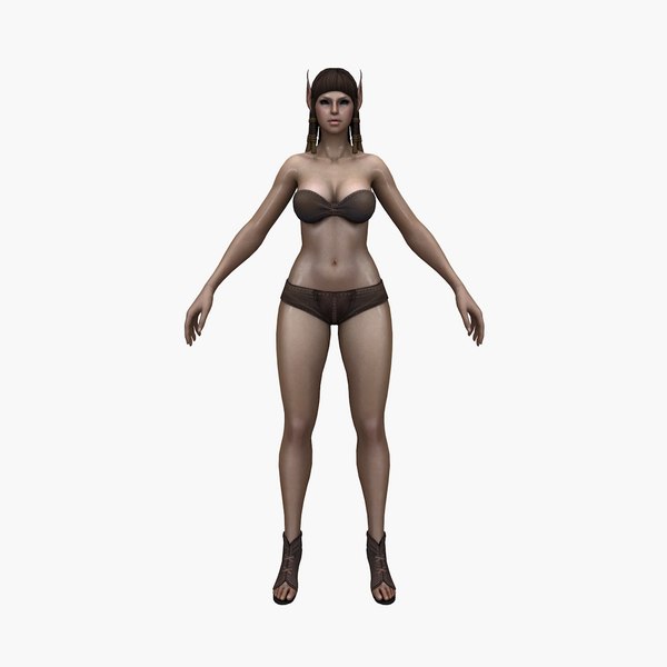 Elf Woman V6 3D