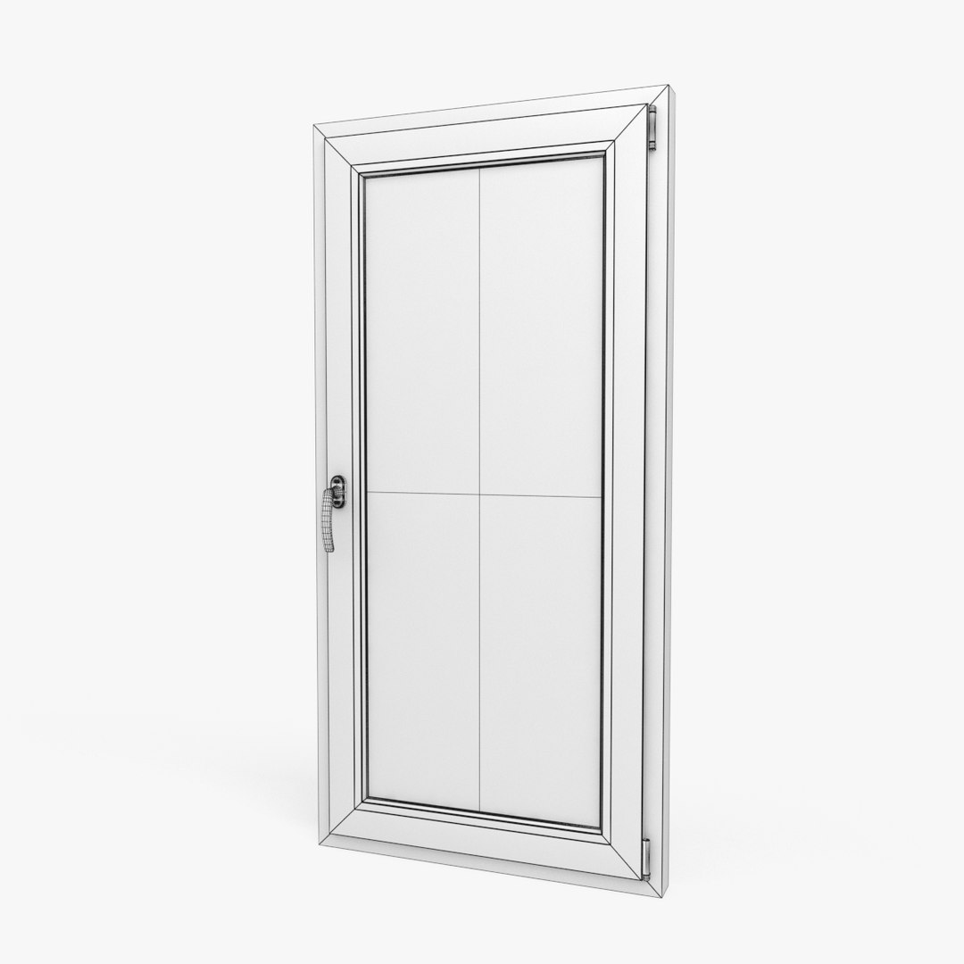 3d Model Modern Pvc Window