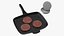 Burger Pan with Patty Press model