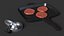 Burger Pan with Patty Press model