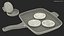Burger Pan with Patty Press model