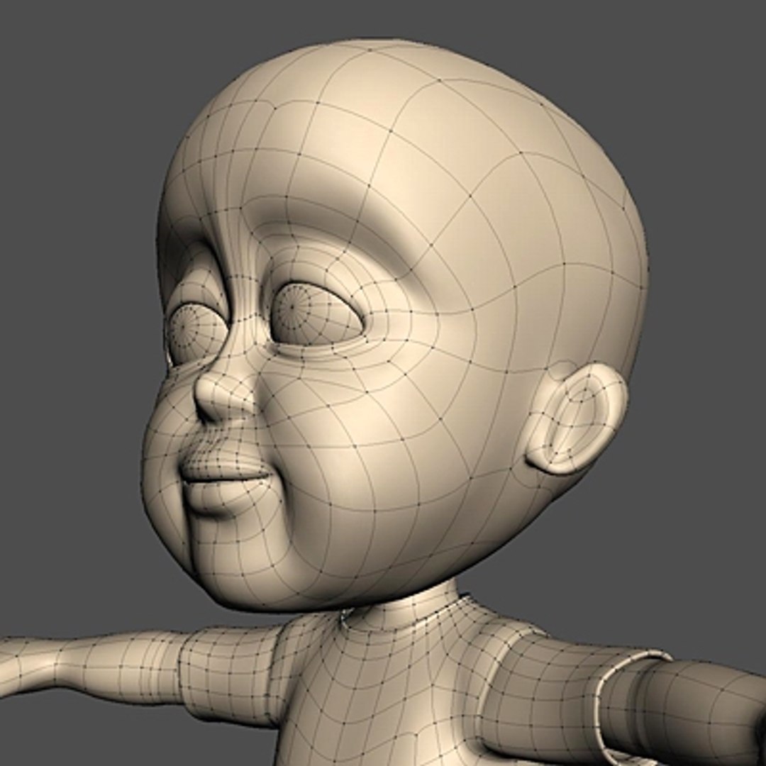 Young Boy 3d Model