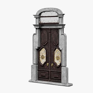 Big Wooden Door With Ornates