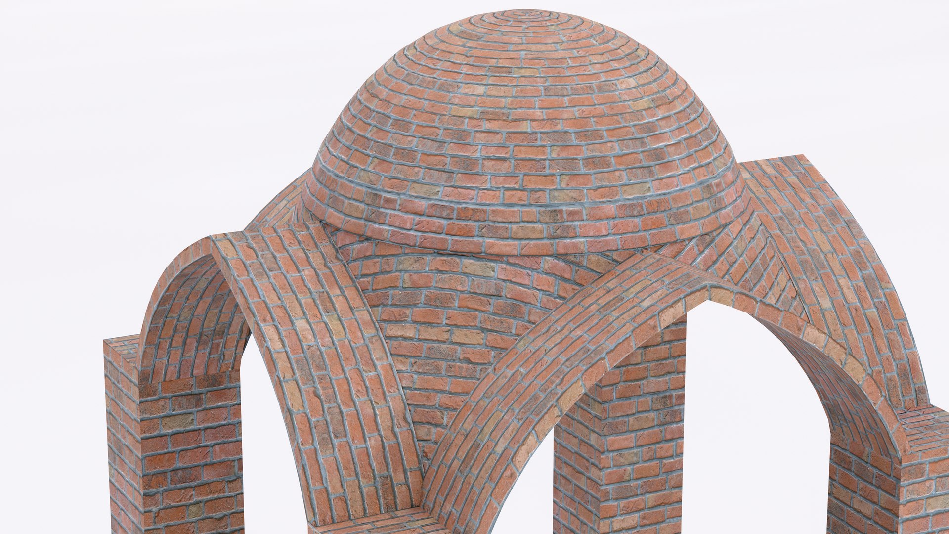 Persian Brick Dome Model - TurboSquid 2372128