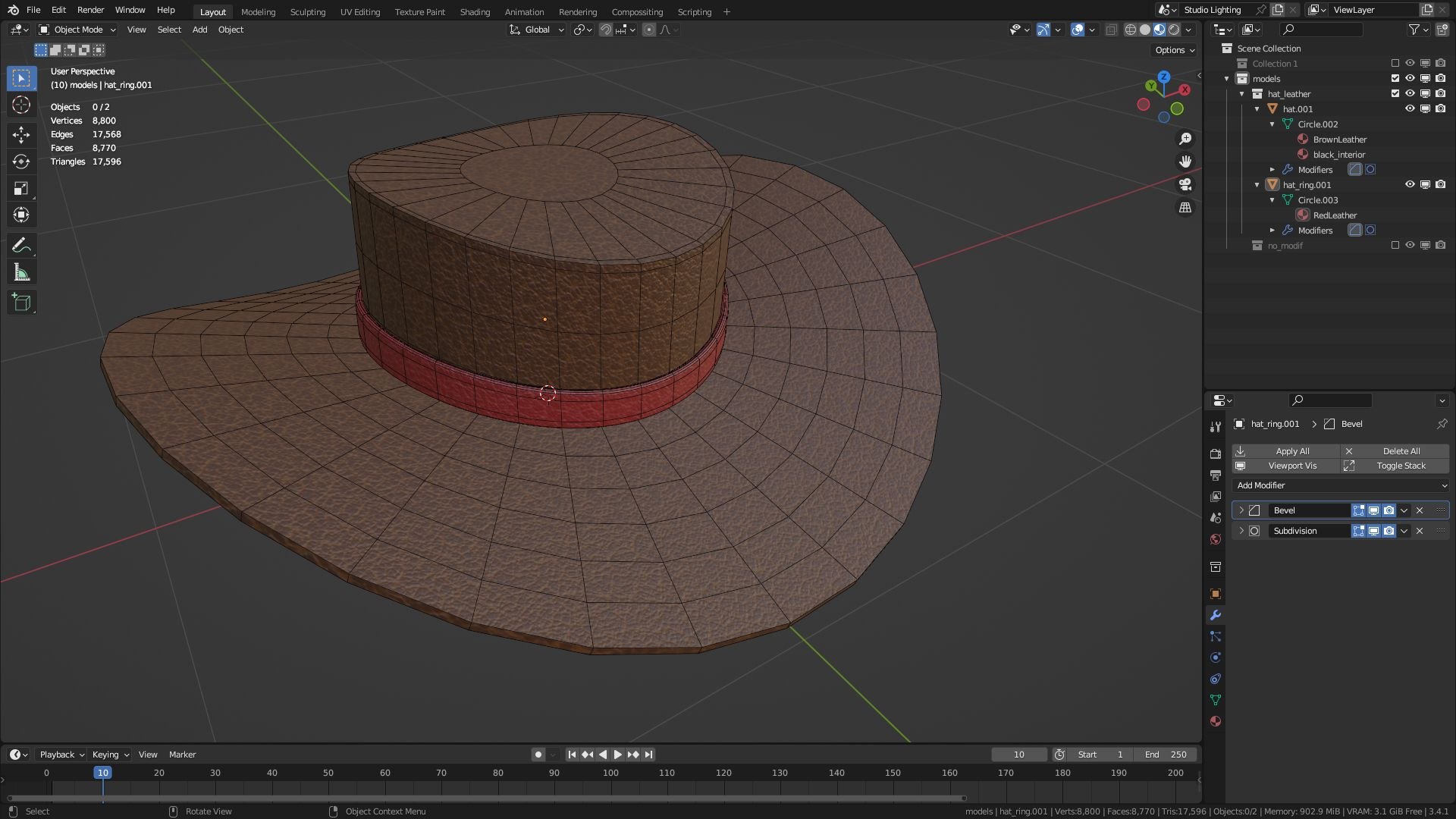 Leather hat 3D model model https://p.turbosquid.com/ts-thumb/Et/OP9UjT/do/lowrender32/jpg/1686484276/1920x1080/fit_q87/be5ed3d3c3dd5324c65b7bc0f5977206b597bca0/lowrender32.jpg