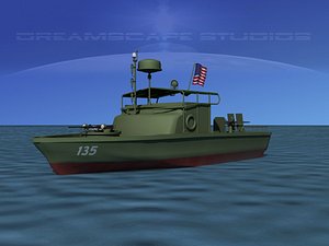 3d model patrol boat pbr