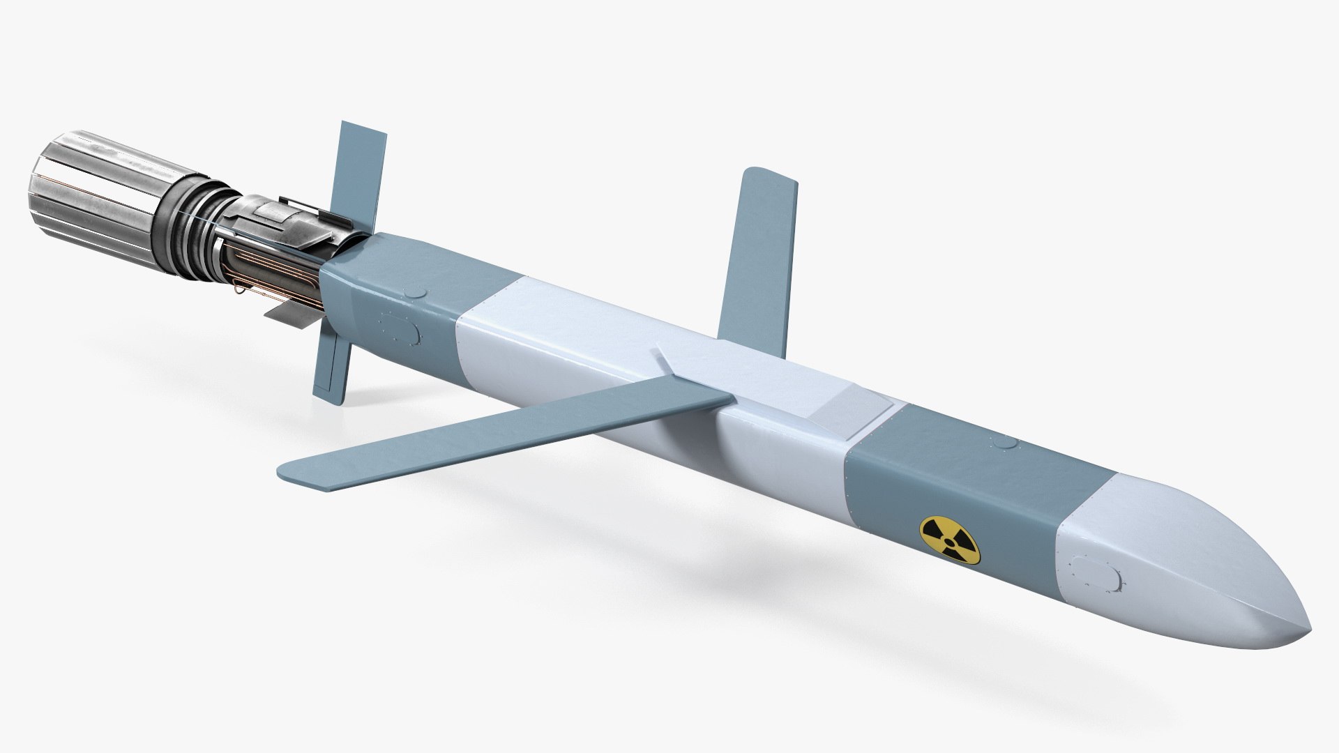 Russian Nuclear Powered Cruise Missile 3D model preview