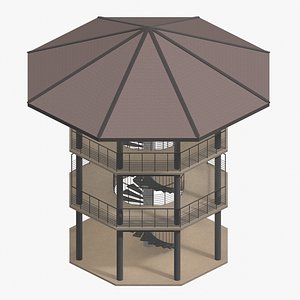 3D model Tropical pavilion 26A27