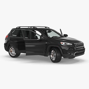 Modern SUV Rigged for Maya