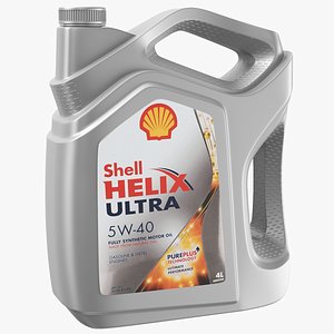 Shell Helix Oil Plastic Bottle