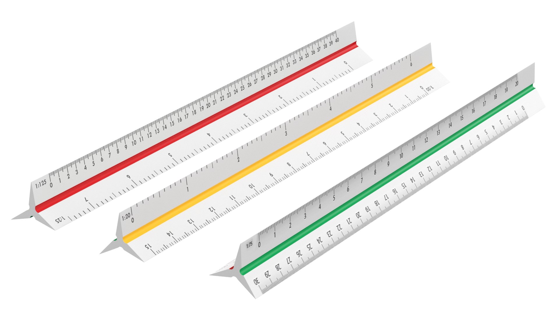 Scale Ruler 3D Model - TurboSquid 1805387