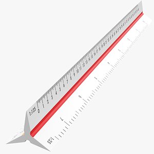 Scale Ruler 3D model