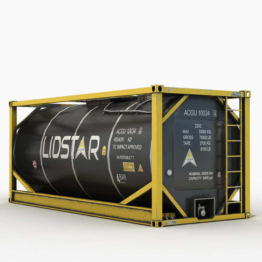 3D Model Tank Containers - TurboSquid 1227400