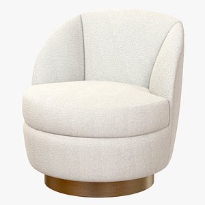 Milo Baughman Swivel Lounge Chair model