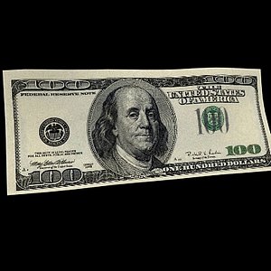 100 bill 3d model