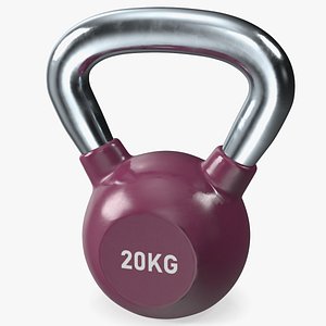 Vinyl Coated Metal Kettle Bell 20kg