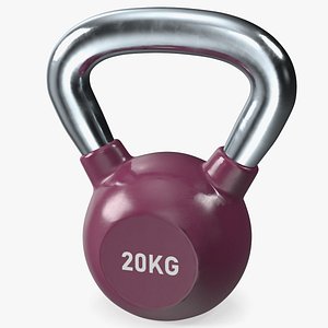 Vinyl Coated Metal Kettle Bell 20kg