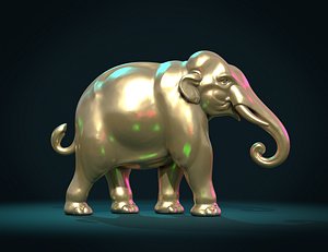 Asian Elephant IIx model