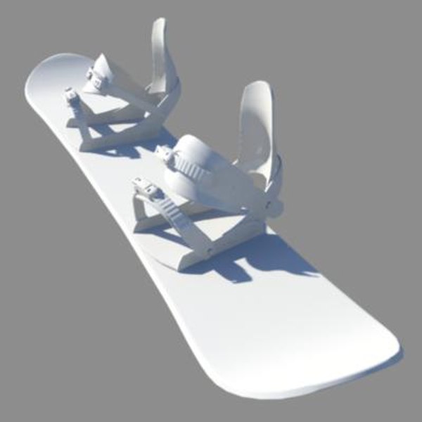 Pigment Potentieel Pygmalion snowboard 3d model