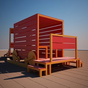 3d child playground