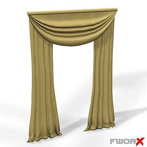 3ds max window curtains