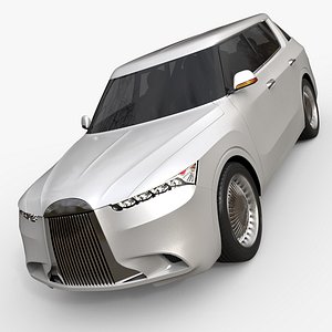 Generic Futuristic SUV New Car Concept Design