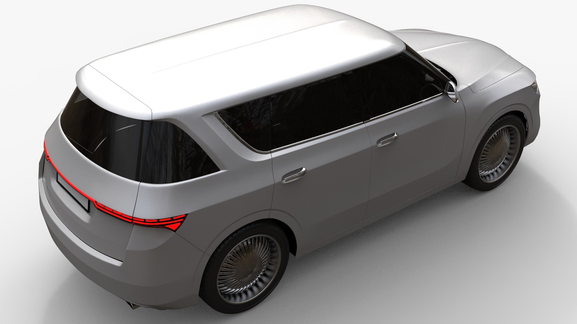 3D Model Generic Futuristic SUV New Car Concept Design - TurboSquid 1839826