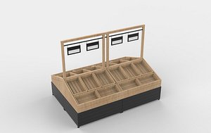 3D model Supermarket Equipment 3D model