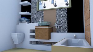 bathroom1 3D model