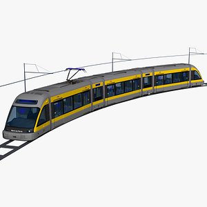 3D bombardier eurotram - metro do porto - portugal