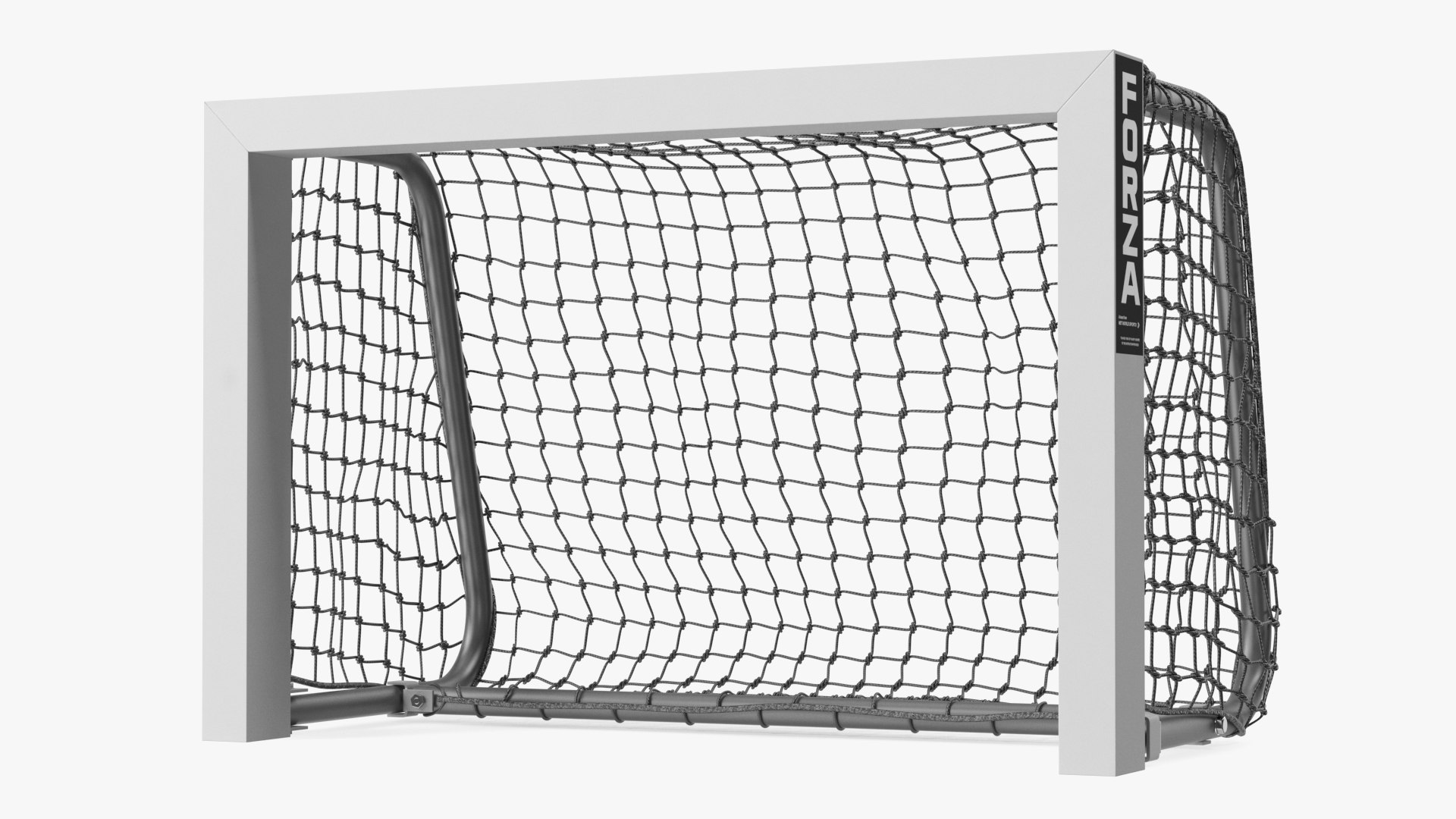 Mini Target Soccer Goal FORZA Black 3D model preview