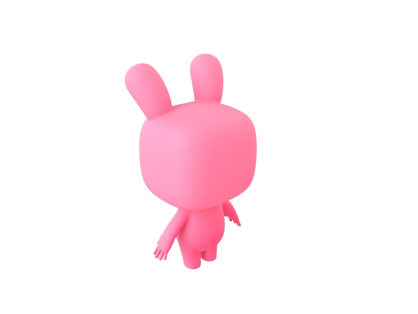3D Cartoon Rabbit model - TurboSquid 2000110