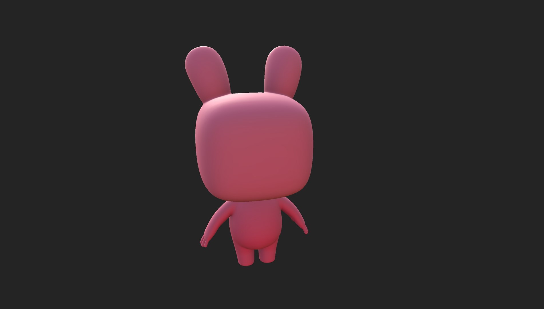 3D Cartoon Rabbit model - TurboSquid 2000110