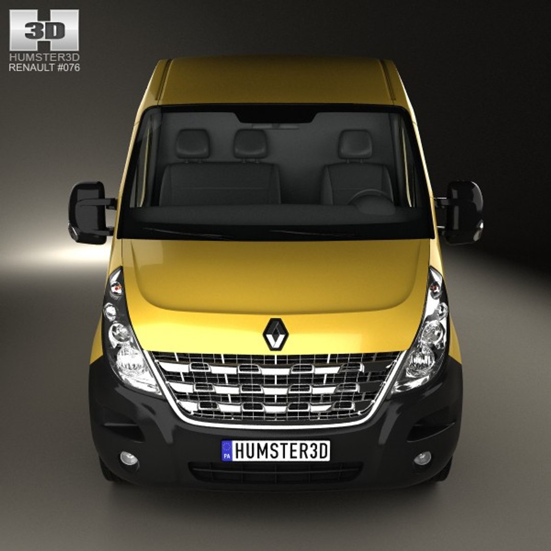 Van Passenger Renault 3d Model