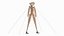 Drewniana statua artystyczna Burning Man